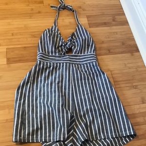 Love Tree striped rhomper